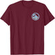 Nazaré Portugal Big Wave Surf Club, surfing graphic T-Shirt - T-Shirt | Maroon