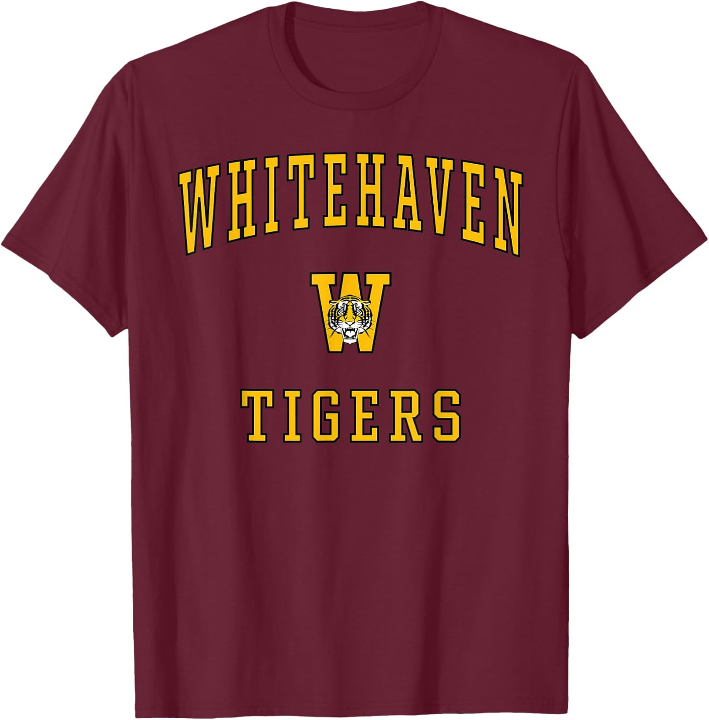 Whitehaven High School Tigers T-Shirt - T-Shirt | Maroon
