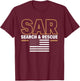 Search And Rescue Team SAR Emergency Response T-Shirt - T-Shirt | Maroon