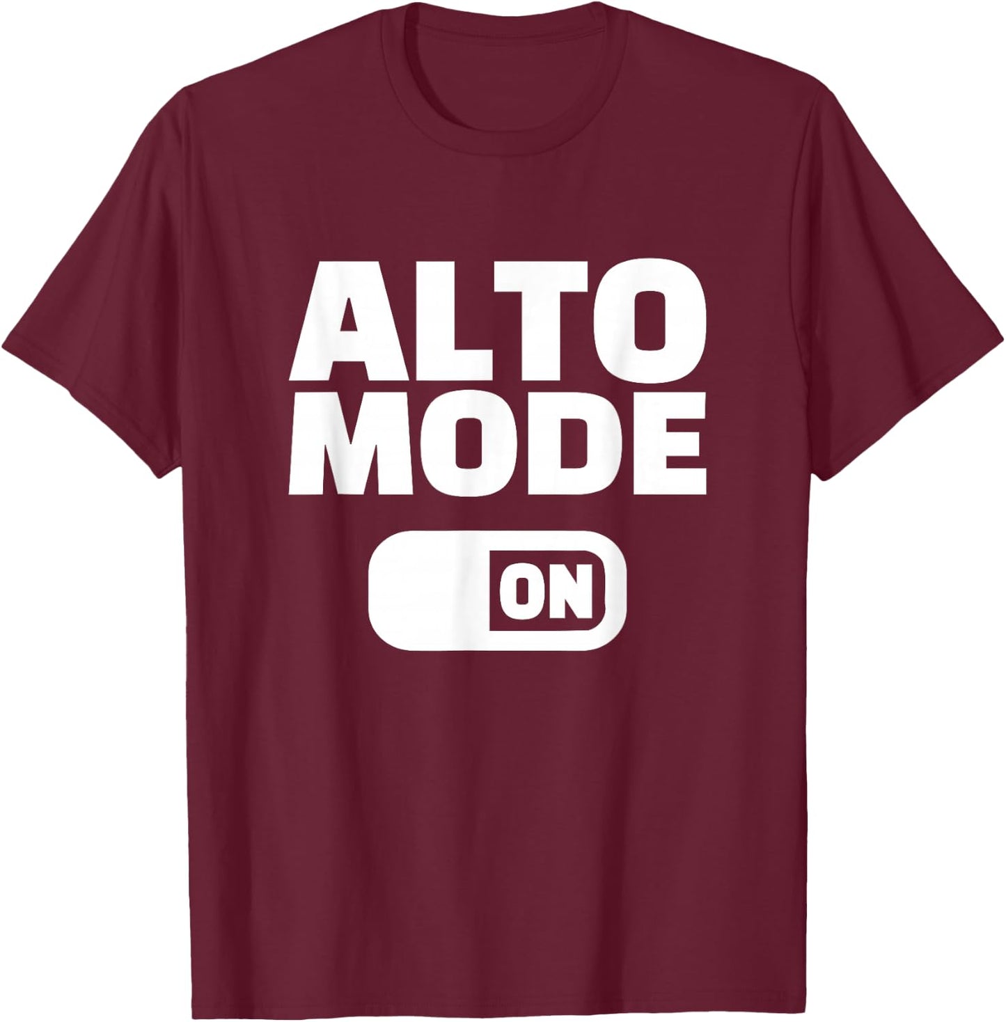 Choir Alto Mode on T-Shirt - T-Shirt | Maroon