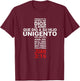 Juan 3:16 John Playera Camisa T-Shirt - T-Shirt | Maroon