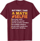 Funny Math Teacher Gift A Math Nerd Men Women T-Shirt - T-Shirt | Maroon