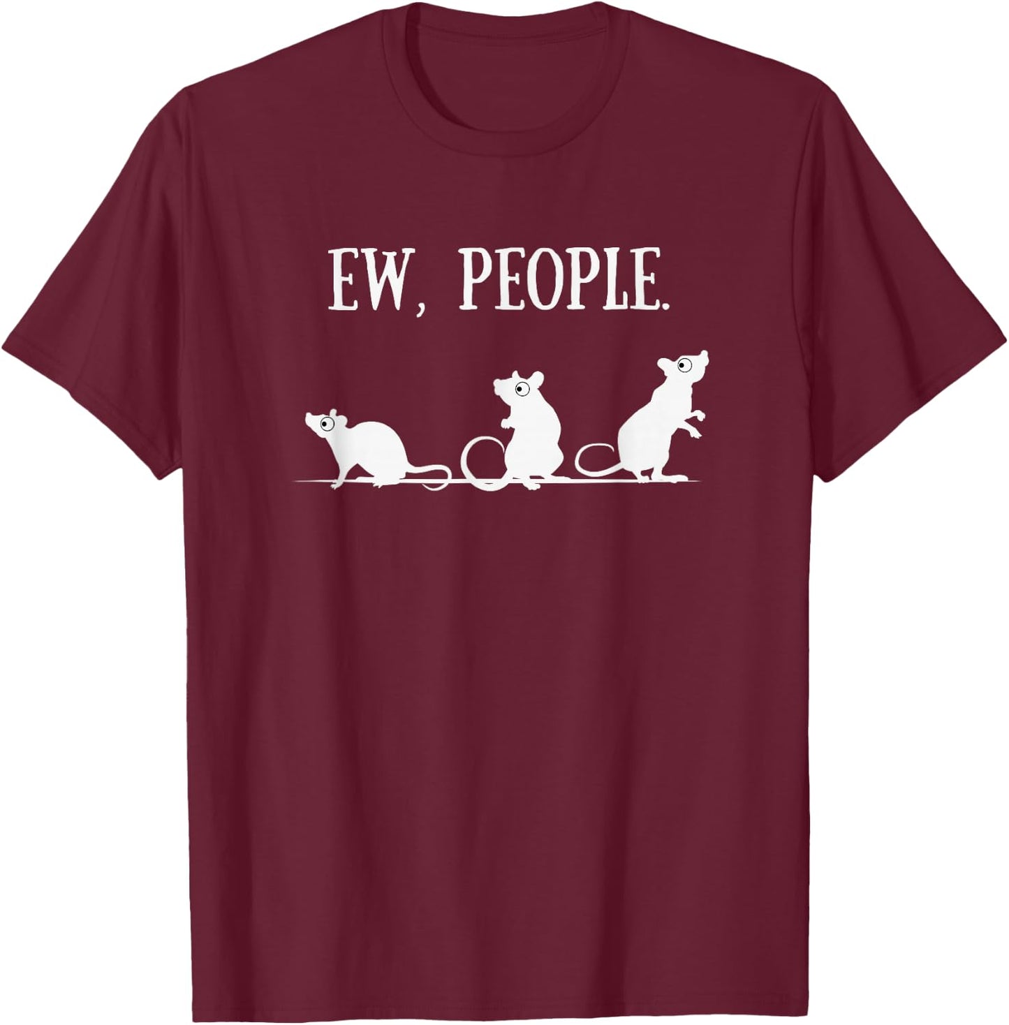 Rat Lovers Gift Shirt | Introverted Rat Gift Introverts T-Shirt - T-Shirt | Maroon