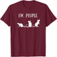 Rat Lovers Gift Shirt | Introverted Rat Gift Introverts T-Shirt - T-Shirt | Maroon