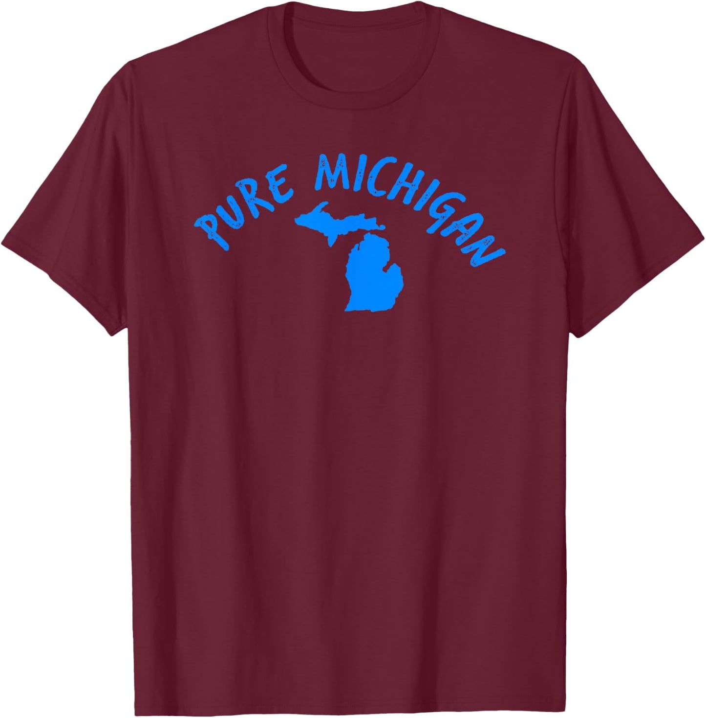 Pure Michigan Fun Water Adventure Vacation Great Gift T-Shirt - T-Shirt | Maroon
