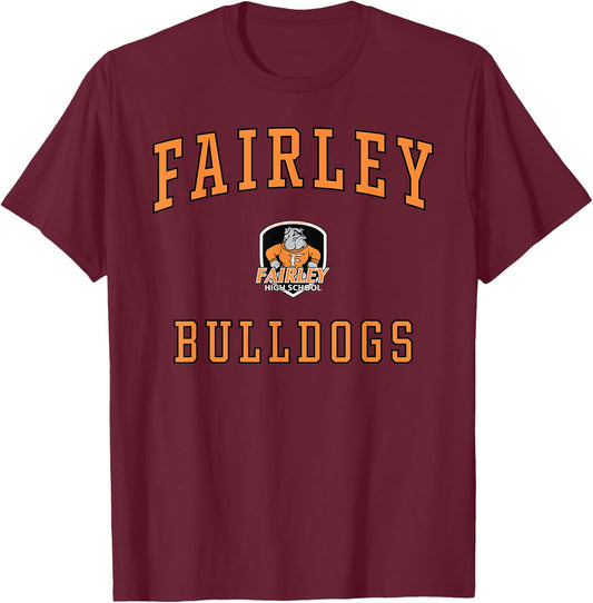 Fairley High School Bulldogs T-Shirt - T-Shirt | Maroon