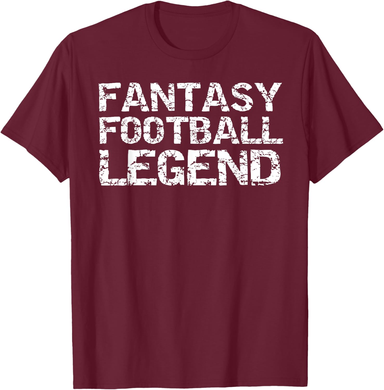 Fantasy Football Championship Winner Fantasy Football Legend T-Shirt - T-Shirt | Maroon