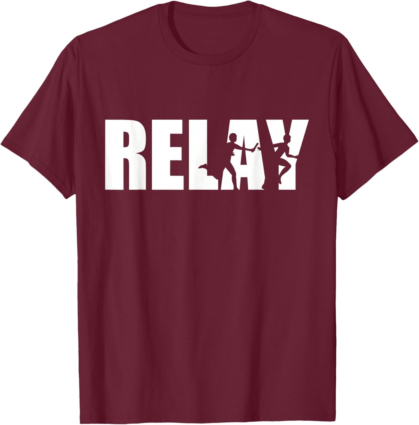 Relay running T-Shirt - T-Shirt | Maroon