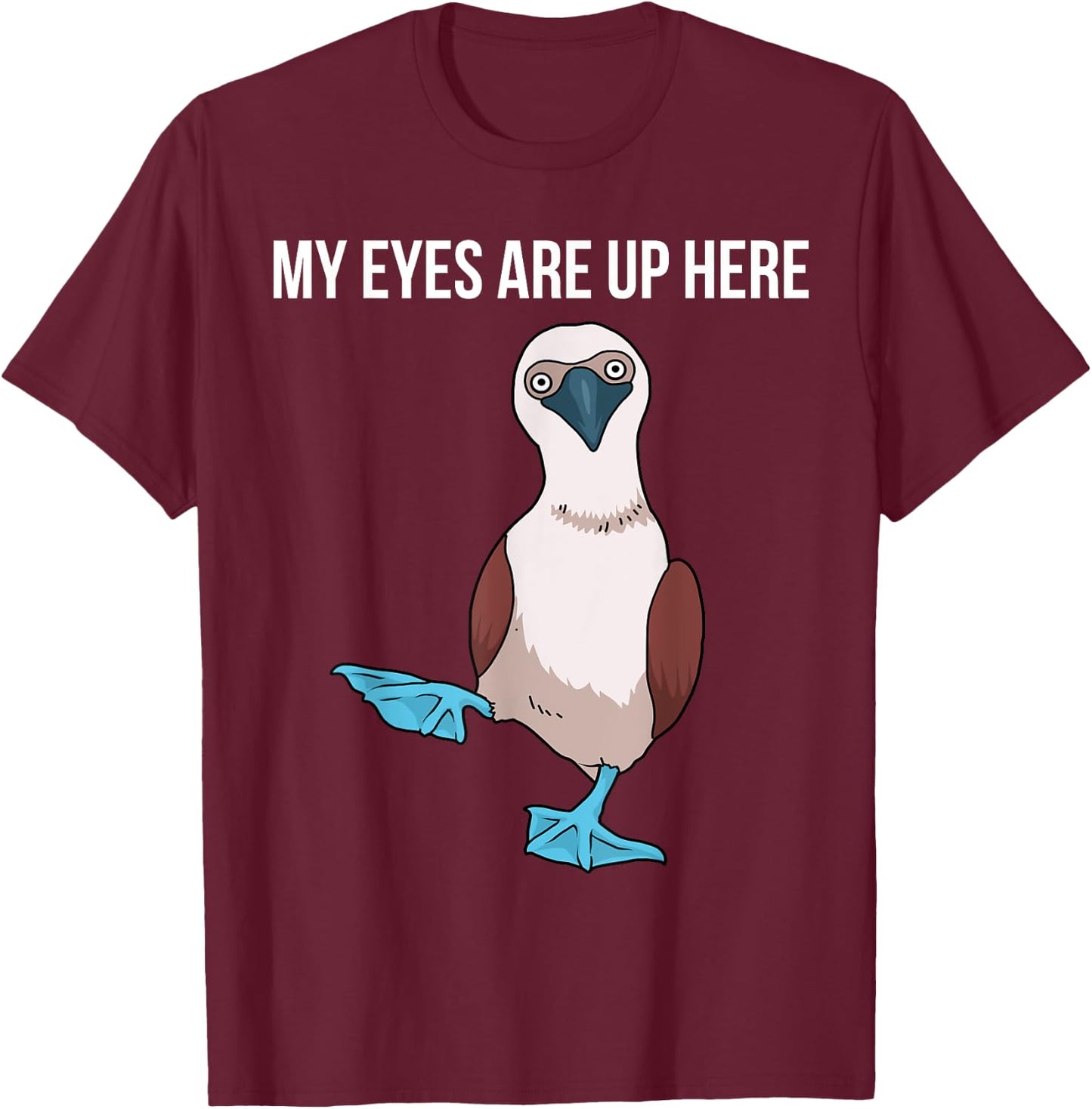 Footed Bobby Shirt Women I Love Bobbies Funny Blue Bird T-Shirt - T-Shirt | Maroon