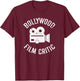 Bollywood Movie Critic Funny Indian Hindi Movie Cinema Fan T-Shirt - T-Shirt | Maroon