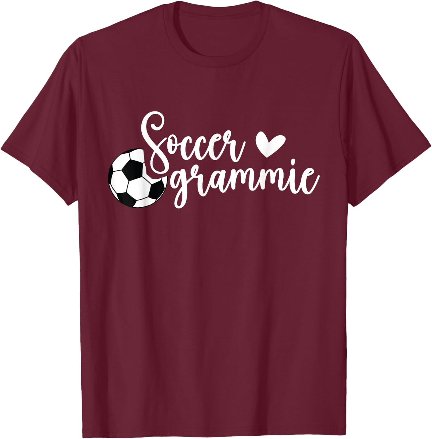 Soccer Grammie Proud Grammie of A Soccer Player Grammie T-Shirt - T-Shirt | Maroon