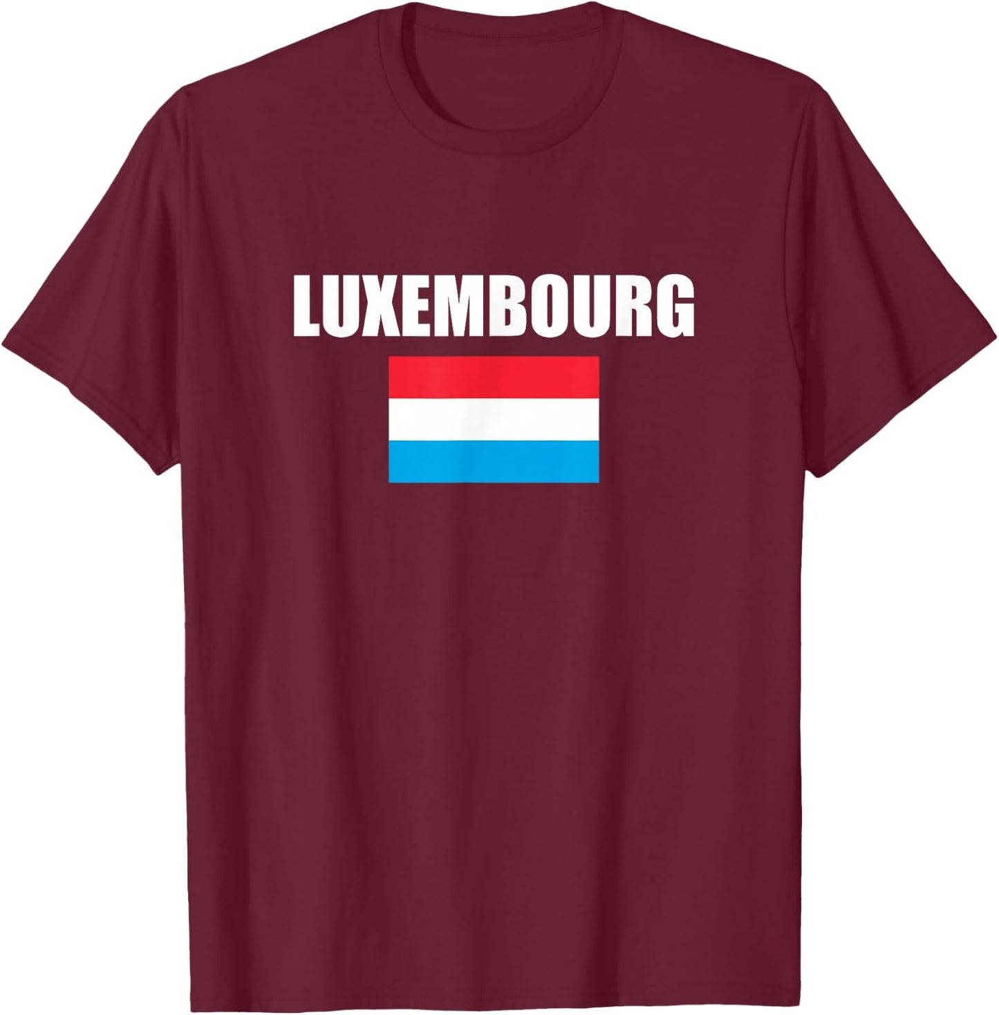 Luxembourg T-Shirt - T-Shirt | Maroon
