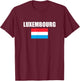 Luxembourg T-Shirt - T-Shirt | Maroon