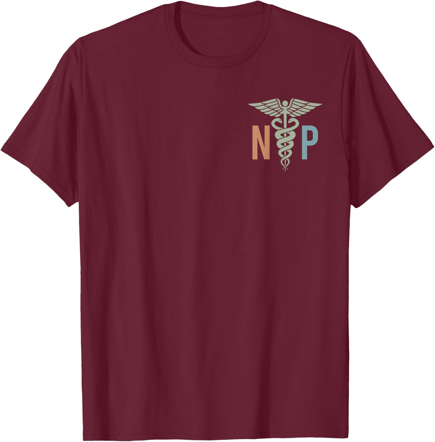 NP Nurse Practitioner Graduation Gifts NP Nursing School T-Shirt - T-Shirt | Maroon