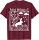 St Melangell Hares Rabbit Owner Catholic T-Shirt - T-Shirt | Maroon