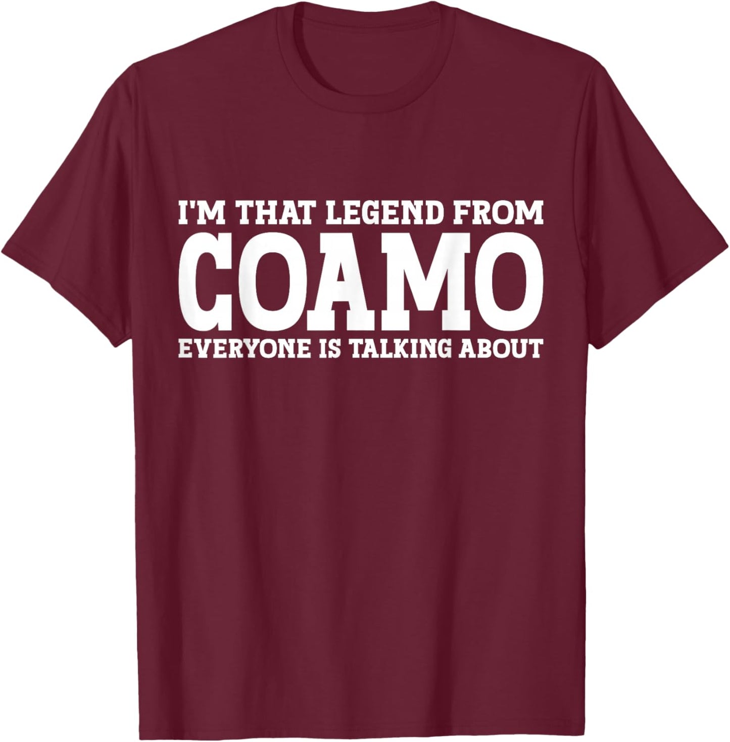 Coamo Hometown PR Puerto Rico Home Roots Funny City Coamo T-Shirt - T-Shirt | Maroon