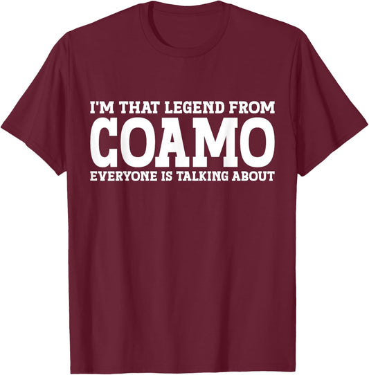 Coamo Hometown PR Puerto Rico Home Roots Funny City Coamo T-Shirt - T-Shirt | Maroon