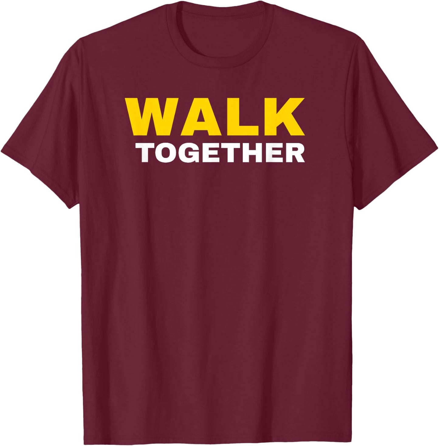 Indoor Walking Outdoor Walk at Home Pounds Off T-Shirt - T-Shirt | Maroon