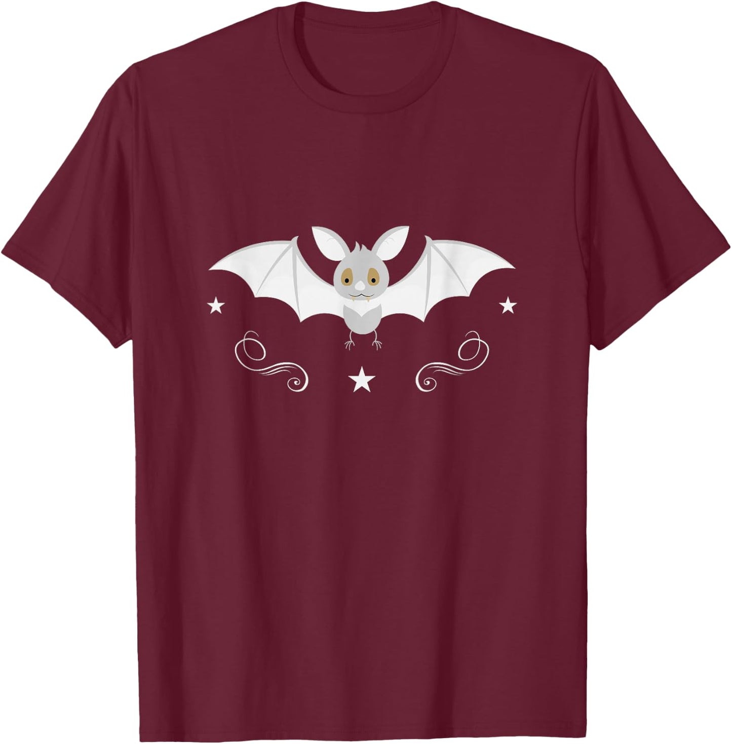 Kids Gift Cute Bat Halloween T-Shirt - T-Shirt | Maroon