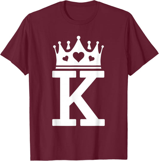 King Hearts Halloween Costume - Valentines King of Hearts T-Shirt - T-Shirt | Maroon