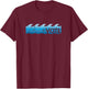 Vote Blue Wave Democratic Patriot Voter T-Shirt - T-Shirt | Maroon