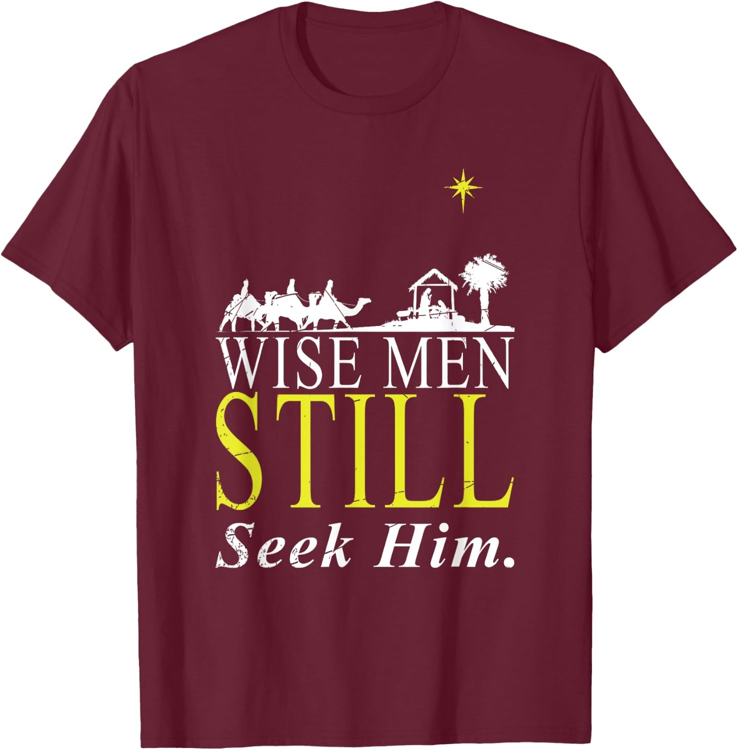 Jesus Christ Devotee Christianity Faith Men Gift Prayer T-Shirt - T-Shirt | Maroon