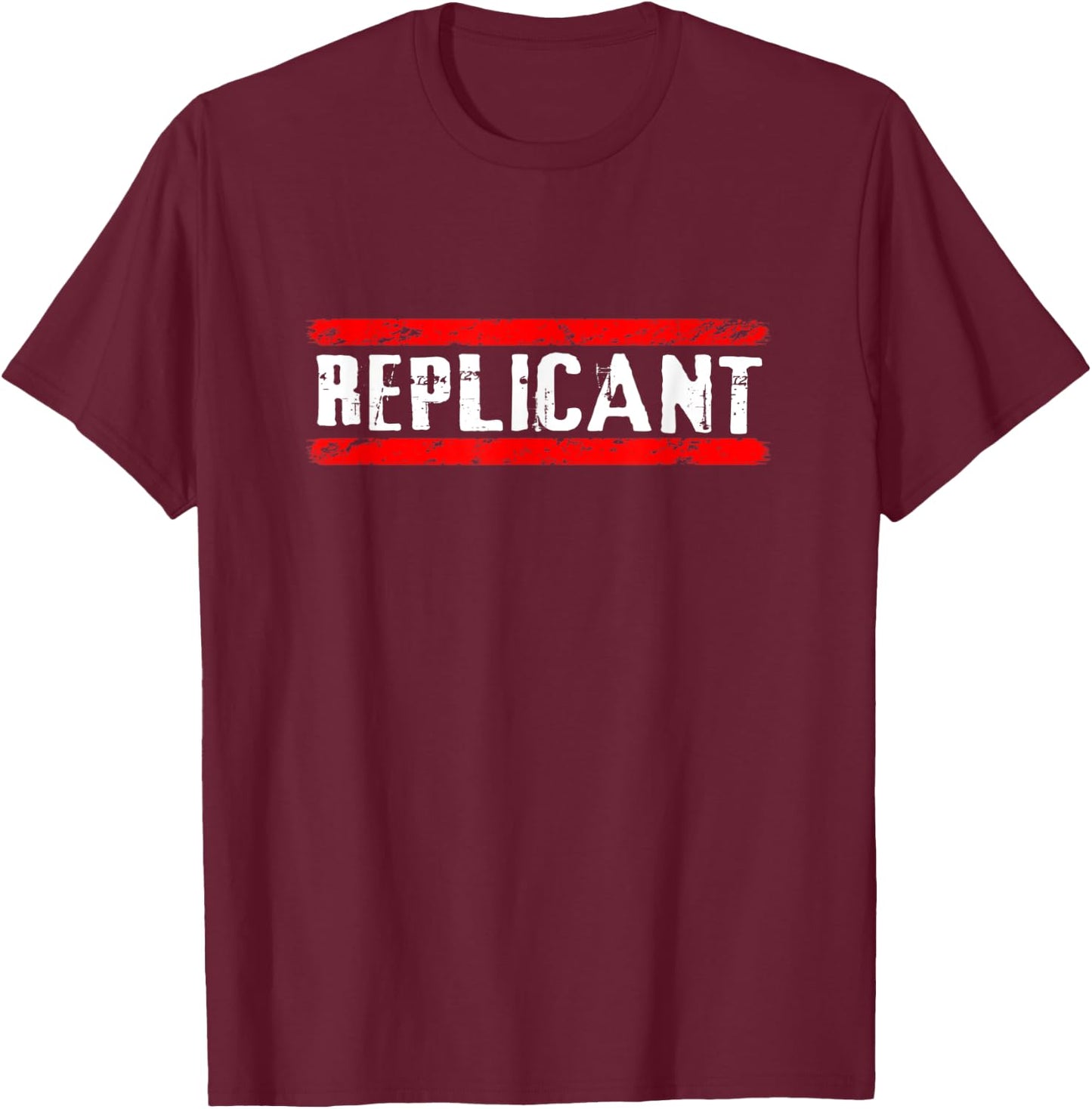 Replicant Design for Science Fiction Movie Fans T-Shirt - T-Shirt | Maroon