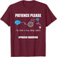 Aphasia Awareness Month Funny Gifts Aphasia Warrior Patience Survivor Awareness DA1 Black Women's Modern Casual Humorous T-Shirt - T-Shirt | Maroon