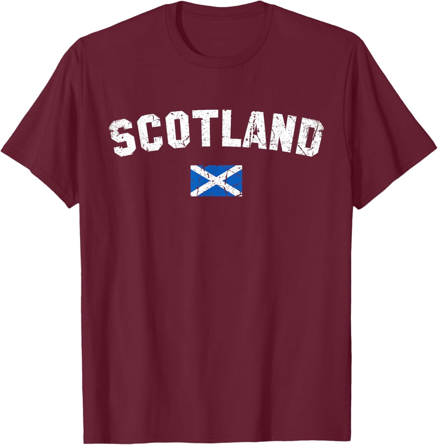 SCOTLAND Flag | Men Women Kids | SCOTLAND T-Shirt - T-Shirt | Maroon