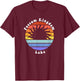 Possum Kingdom Lake Texas TX Sunrise Souvenir Vacation T-Shirt - T-Shirt | Maroon