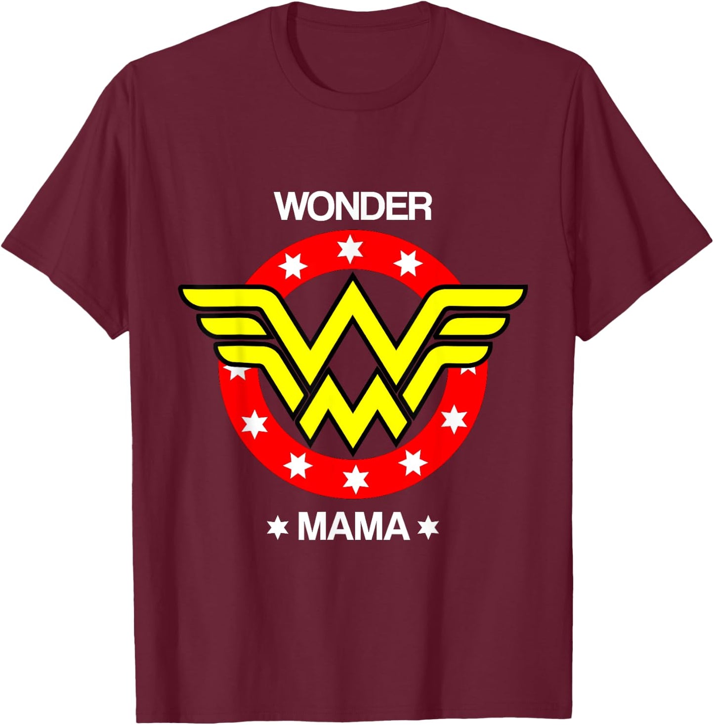 Wonder Mama Women for Occasions T-Shirt - T-Shirt | Maroon