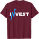 Invest Capitalism Investment Bull Market Trading Day Gift T-Shirt - T-Shirt | Maroon