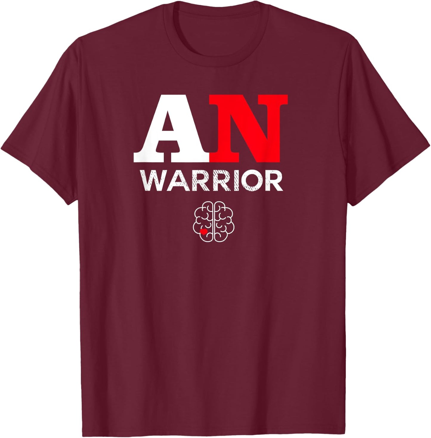 Brain Tumor Awareness Acoustic Neuroma Fighter Gift T-Shirt - T-Shirt | Maroon