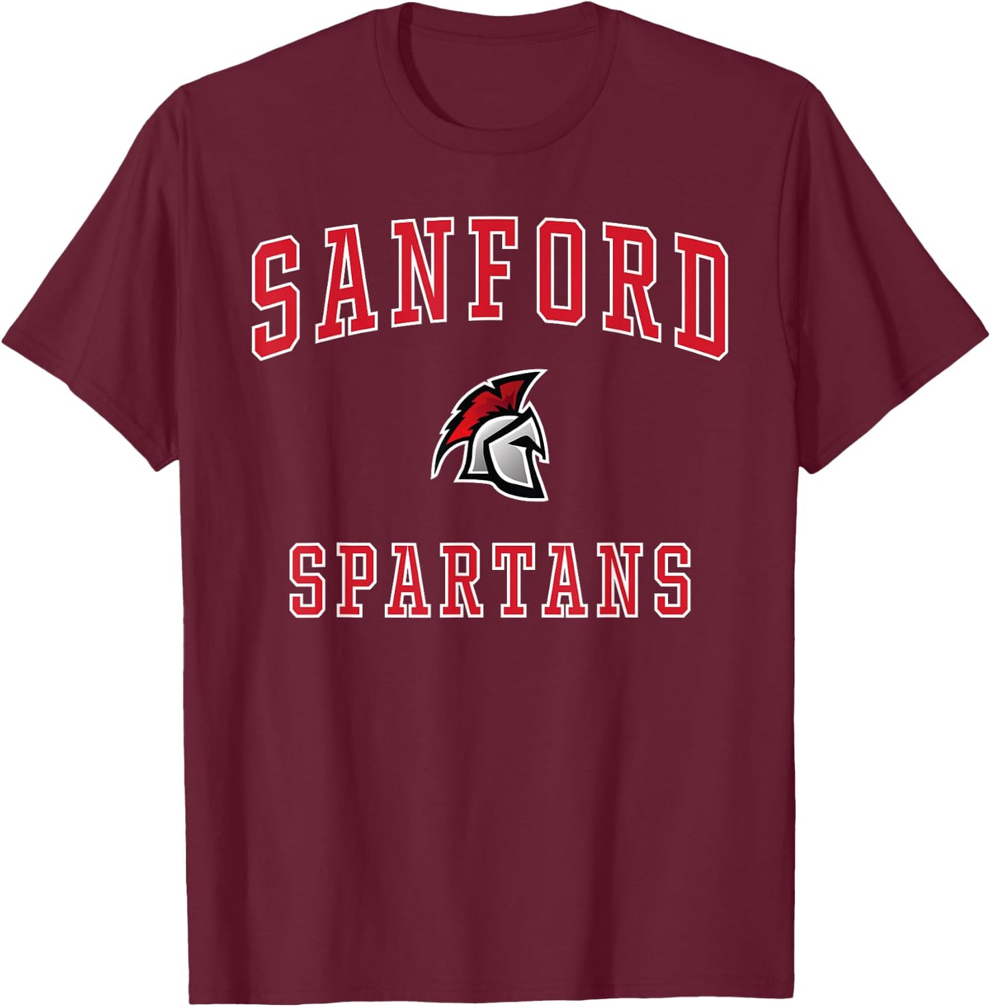 Sanford High School Spartans T-Shirt - T-Shirt | Maroon