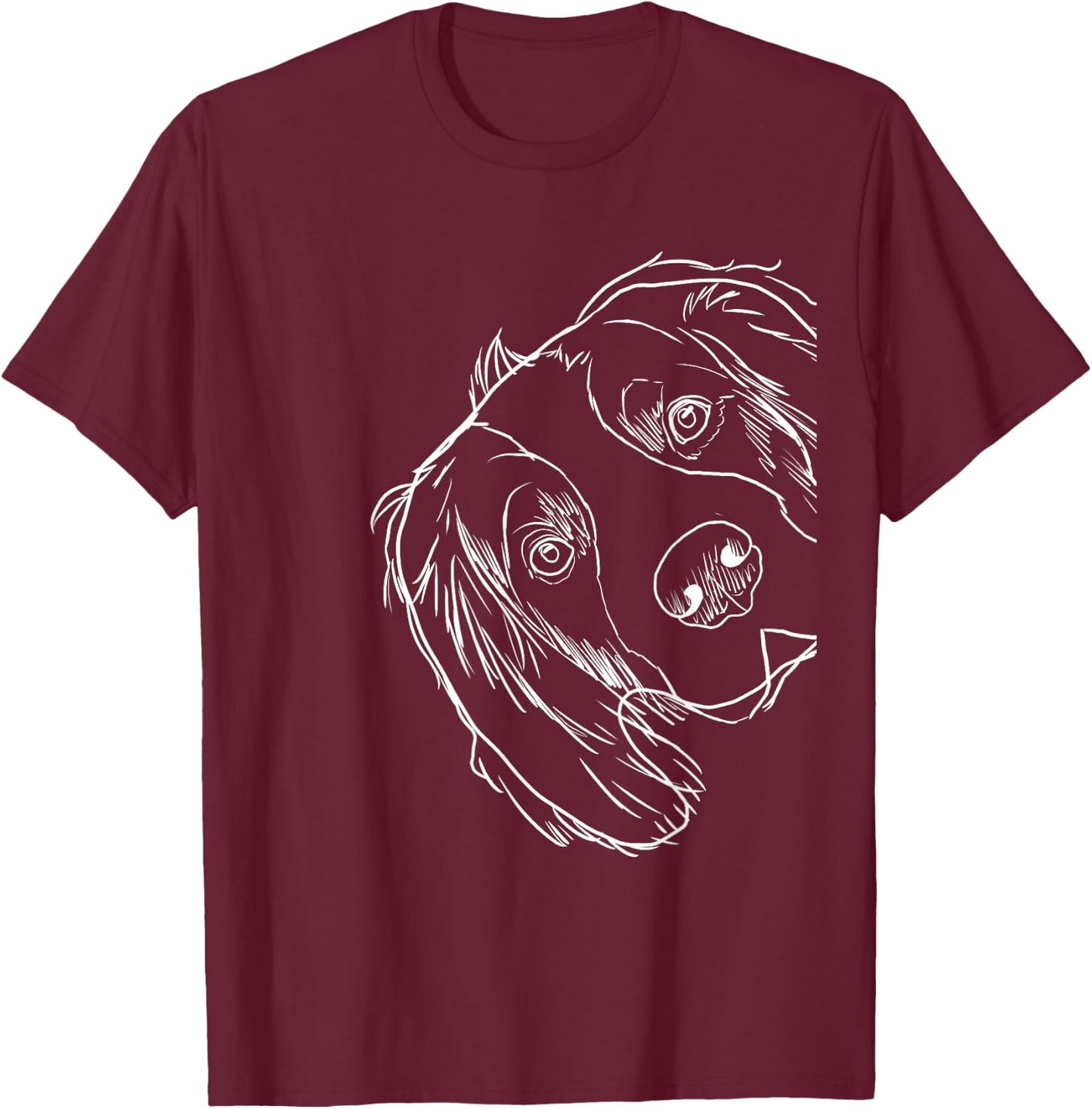 Funny Dog Welsh Springer Spaniel Women Kids T-Shirt - T-Shirt | Maroon