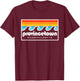 Provincetown MA Retro Vintage Style Ocean Sunset Cape Cod T-Shirt - T-Shirt | Maroon