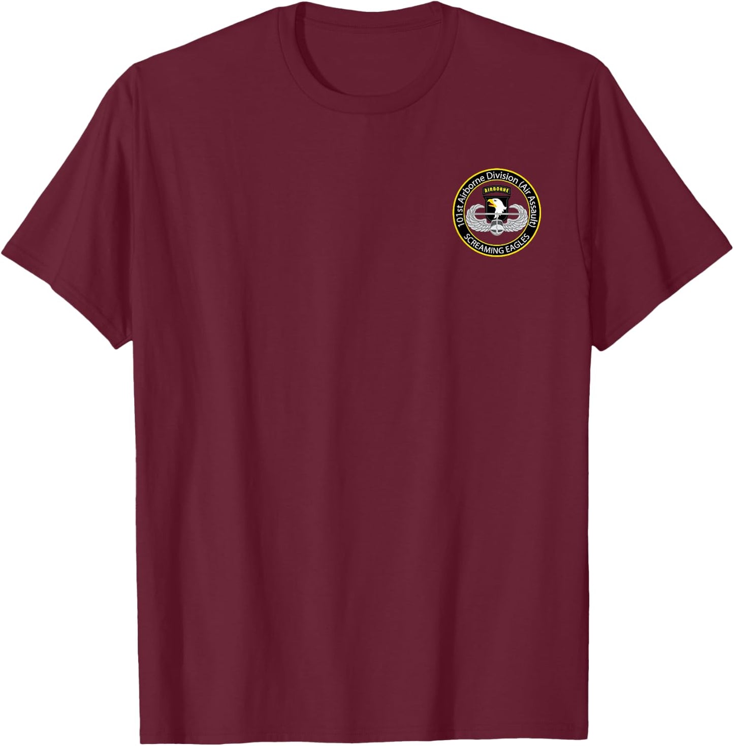 101st Airborne Air Assault Paratroops , Veterans Day T-Shirt - T-Shirt | Maroon