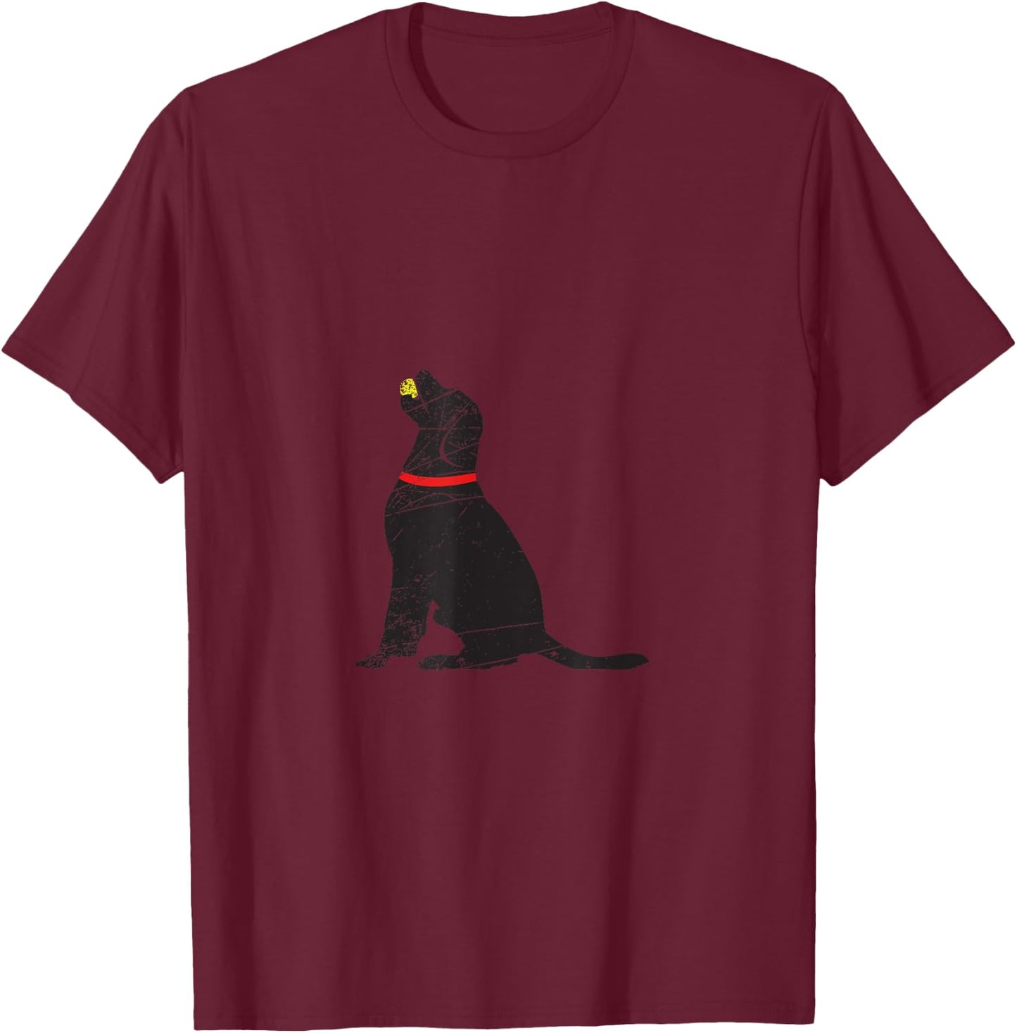 Black Labrador Retriever Labrador T-Shirt - T-Shirt | Maroon