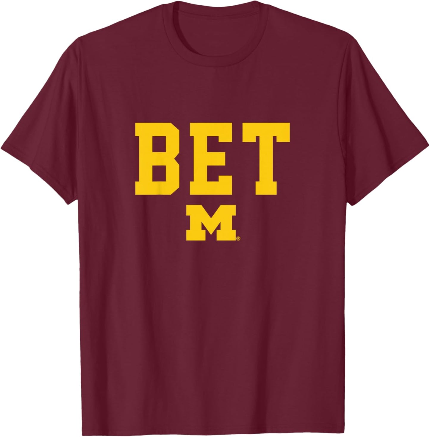 Kids University of Michigan Wolverines U of M BET T-Shirt - T-Shirt | Maroon