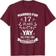 Married for 17 Years 17th Anniversary Gift Husband Wife T-Shirt - T-Shirt | Maroon
