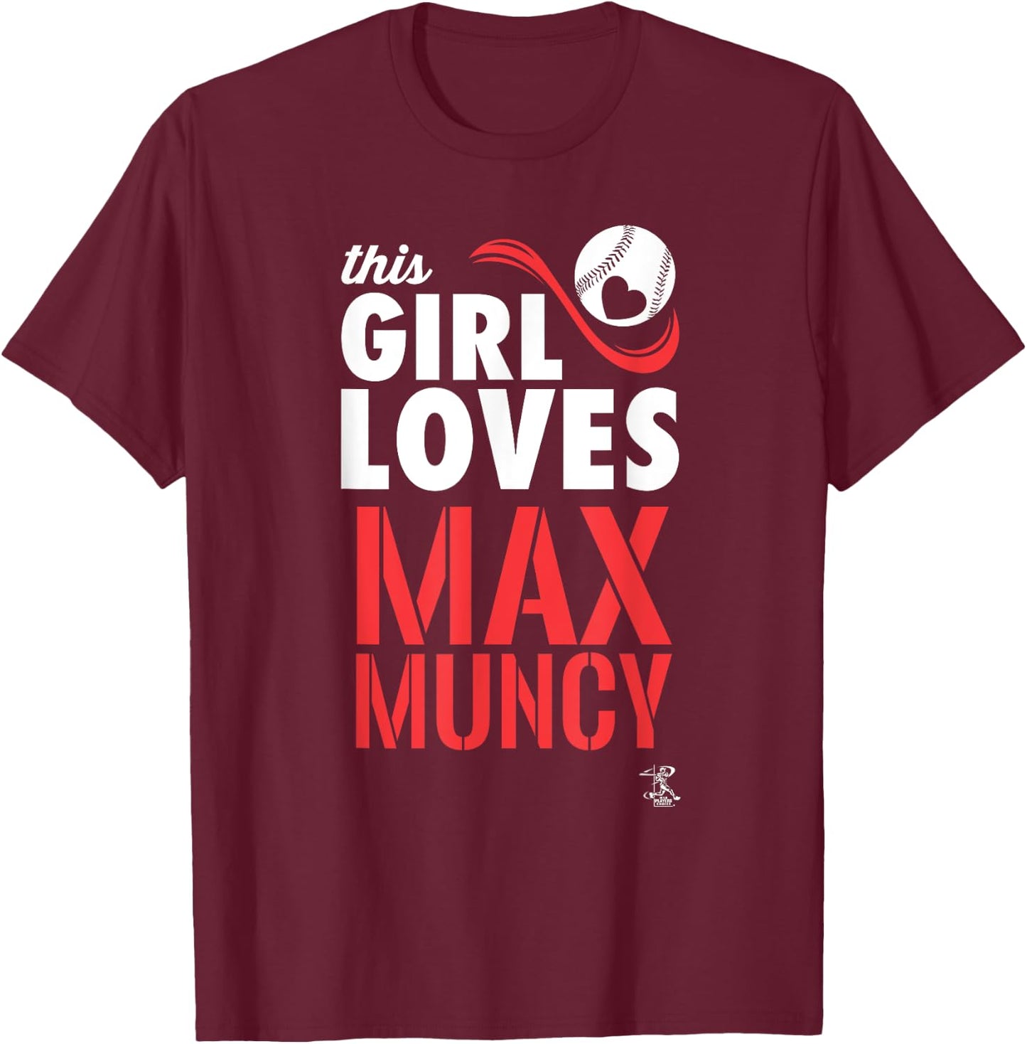 Max Muncy This Girl Loves Gameday T-Shirt - T-Shirt | Maroon