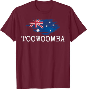 Toowoomba Australia Country City Australian Fun Women Men T-Shirt - T-Shirt | Maroon