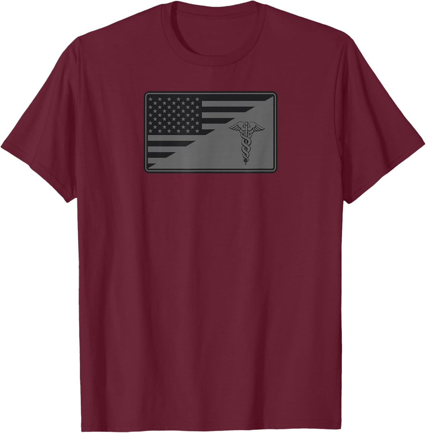 US Combat Medic T-Shirt - T-Shirt | Maroon