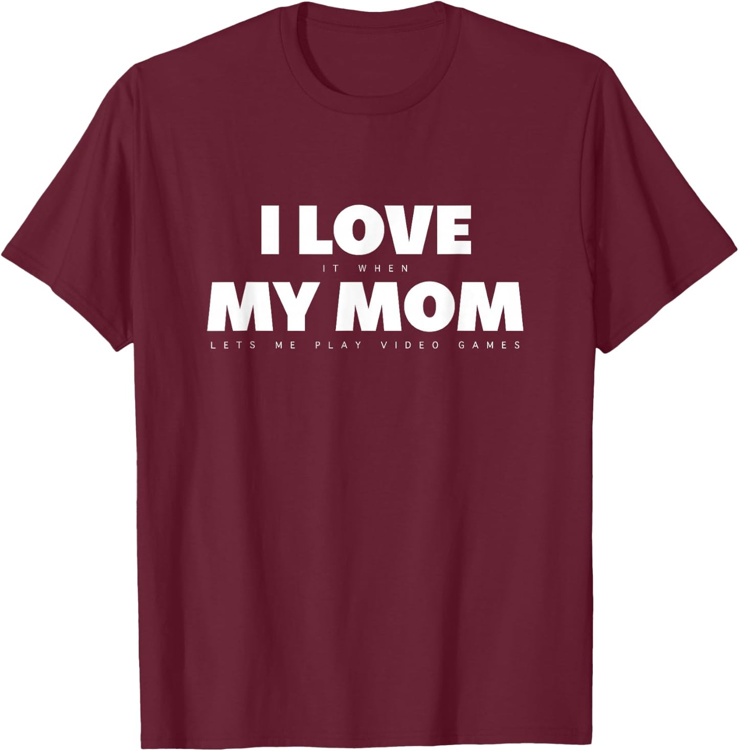 Gaming Clothes / T Shirts for Gamers - Boys' Gaming - Black - Small - Short Sleeve - - Classic Fit - Modern Classic - Game Theme - Quick Dry T-Shirt - T-Shirt | Maroon