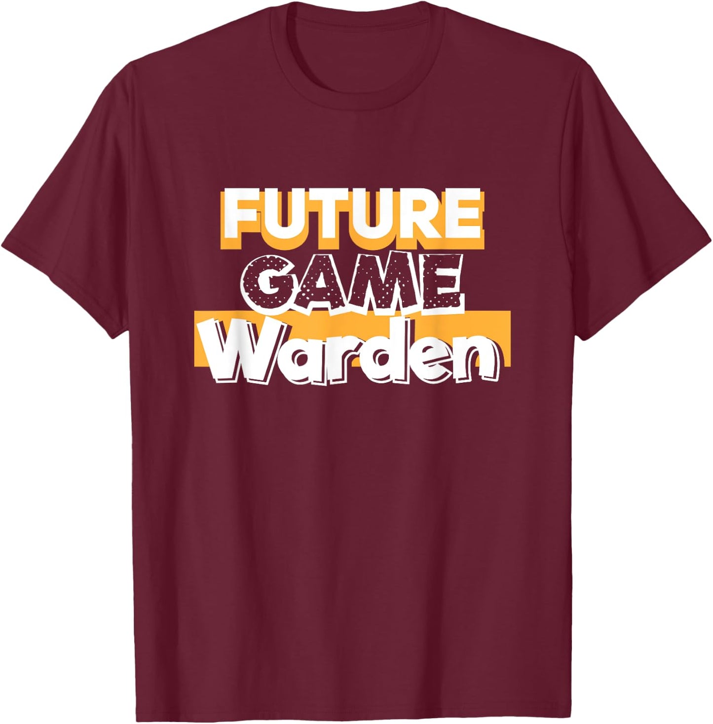 Future Game Warden Kids Youth Gift T-Shirt - T-Shirt | Maroon