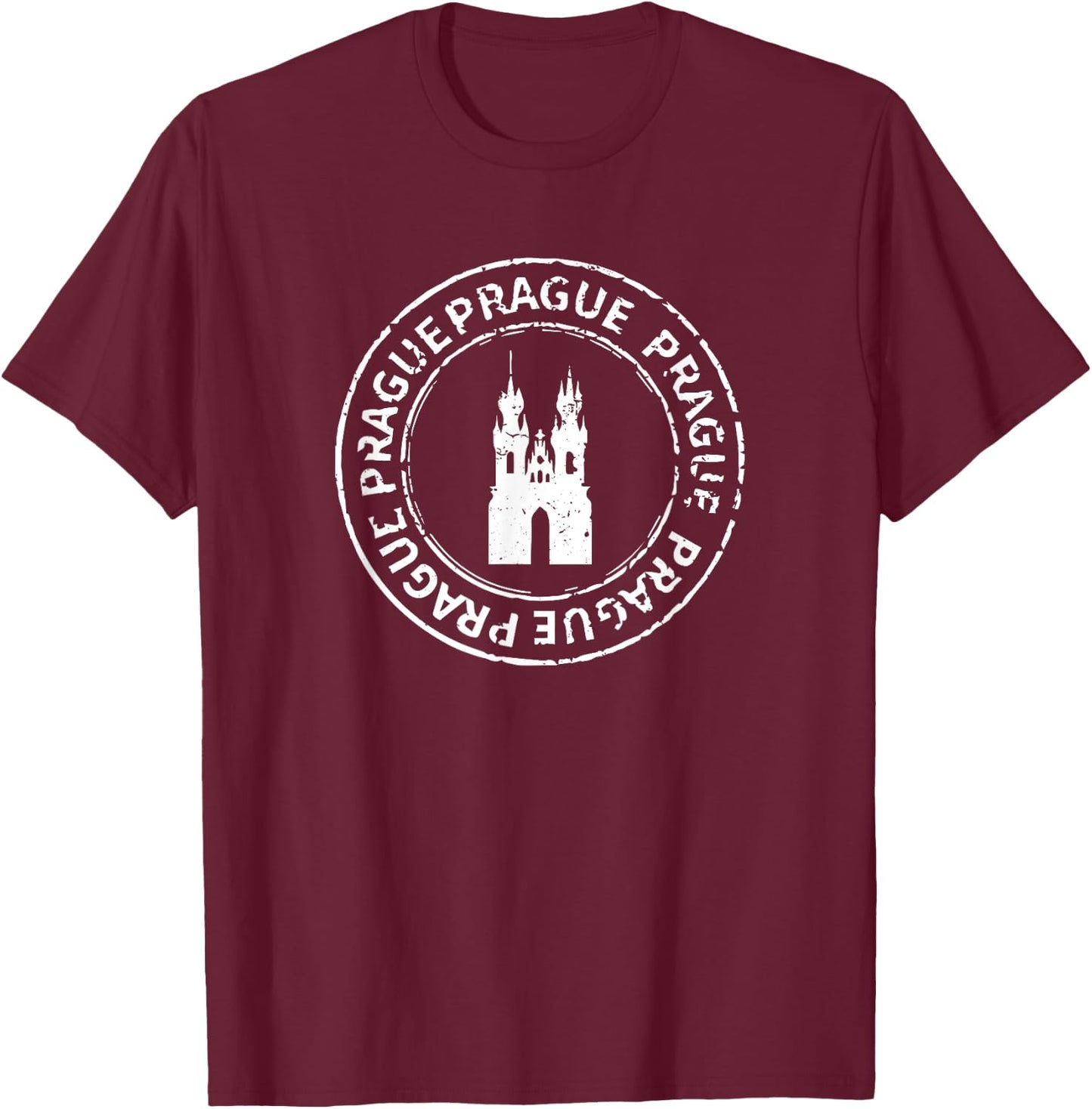 Ceska Republika Prague | Czech Republic Souvenir T-Shirt - T-Shirt | Maroon