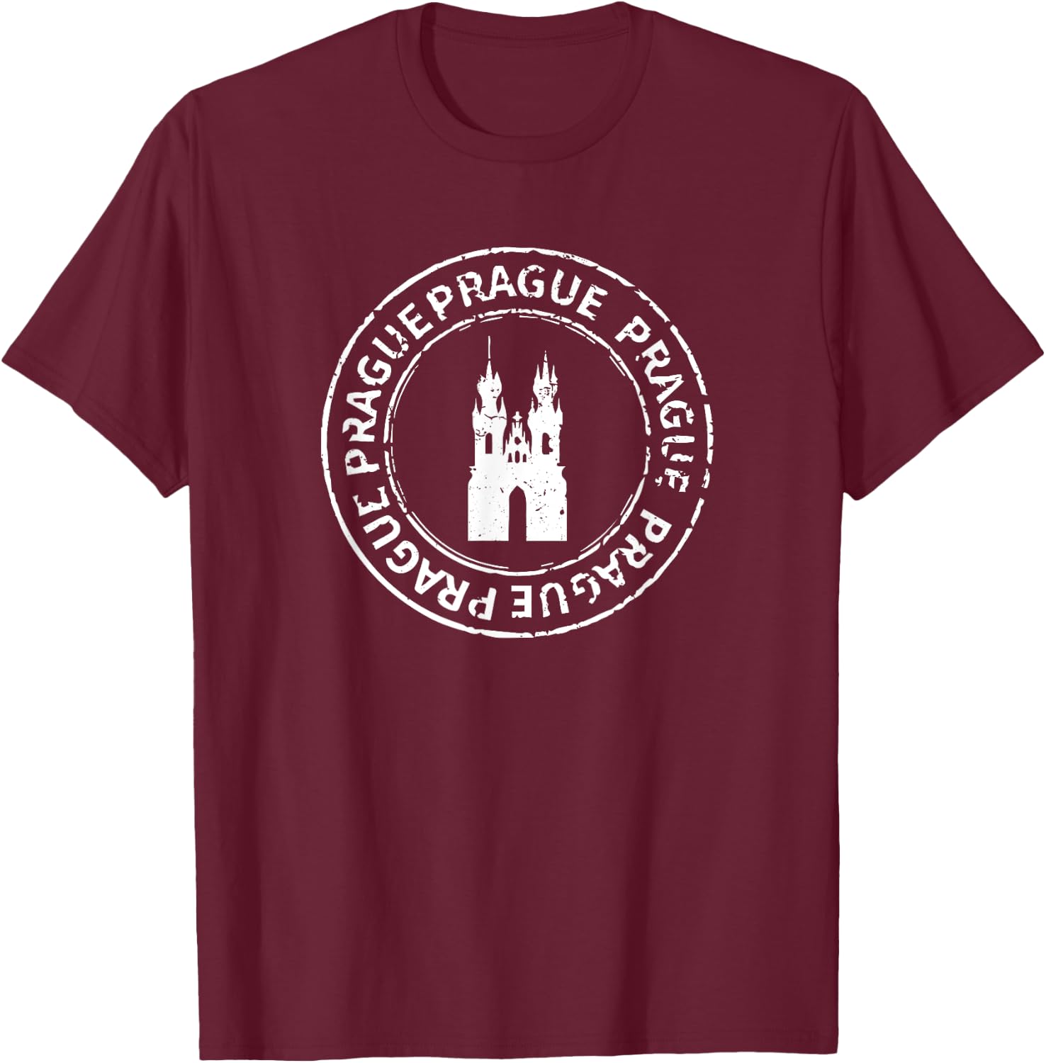 Ceska Republika Prague | Czech Republic Souvenir T-Shirt - T-Shirt | Maroon