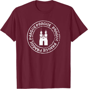 Ceska Republika Prague | Czech Republic Souvenir T-Shirt - T-Shirt | Maroon