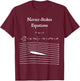 Navier Stokes Equation Physics Math Teacher Nerdy Gift Women Kids T-Shirt - T-Shirt | Maroon