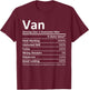 VAN Nutrition Funny Birthday Personalized Name Gift T-Shirt - T-Shirt | Maroon
